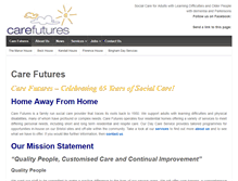 Tablet Screenshot of carefutures.org